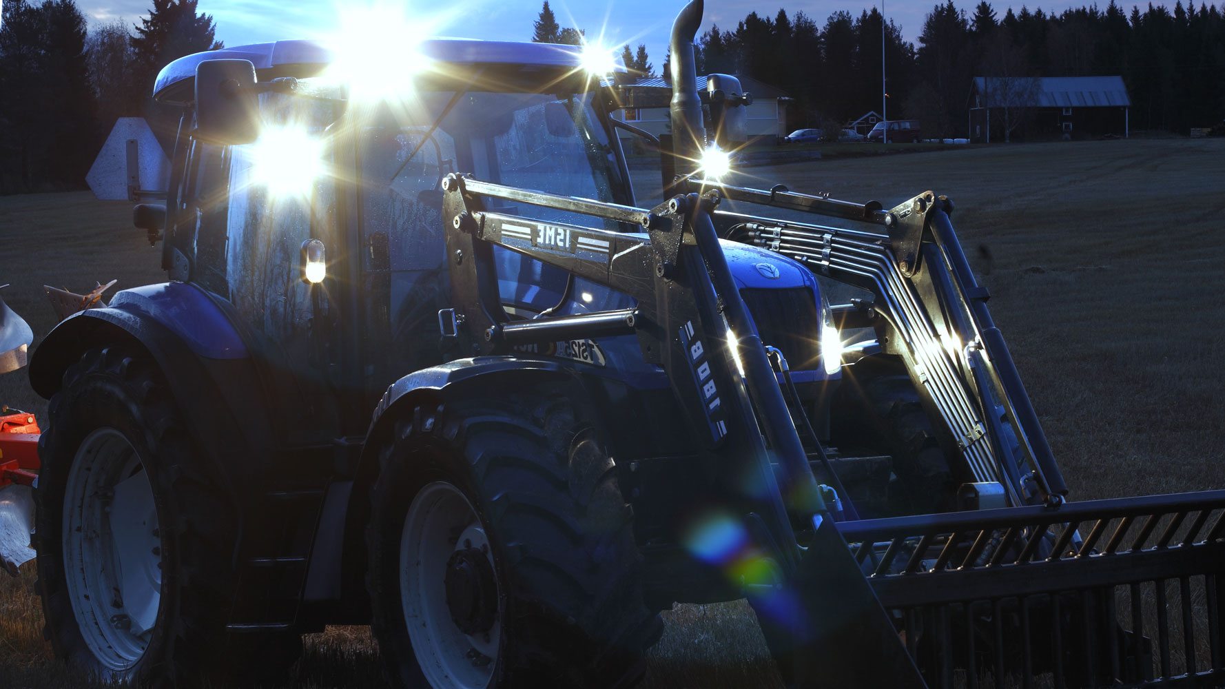 Phare de travail a led tracteur agricole case john deere new